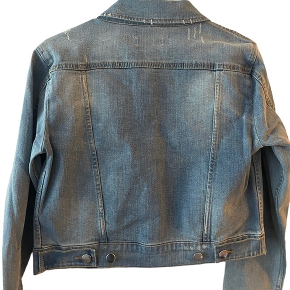 TEXTILE Distressed Denim Jacket - Picture 2 of 5